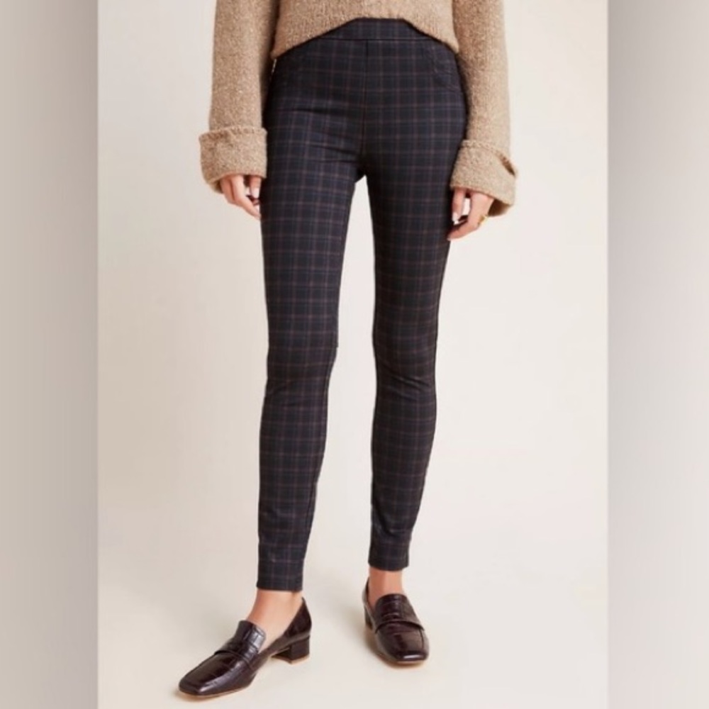 Anthropologie | Beckton plaid leggings